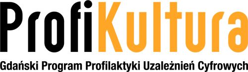 Logotyp, ProfiKultura, Gdański Program Profilaktyki Uzależnień Cyfrowych