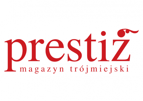 Logotyp magazynu Prestiż